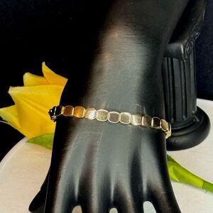 Express Gold Stretch Beaded Bracelet